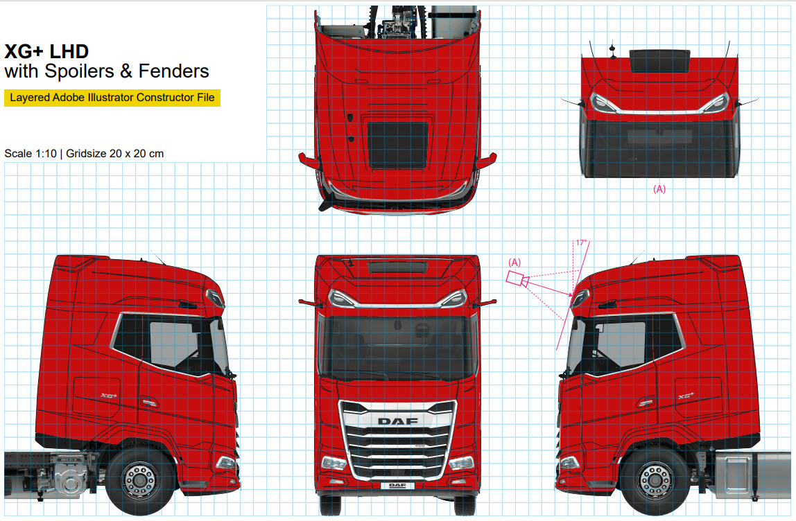 3D Models & Grids DAF BBI