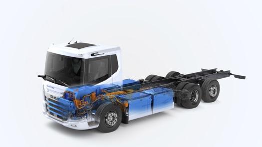 Ghostview DAF XD Electric rigid